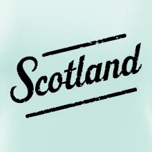 Scotland Vintage nápis