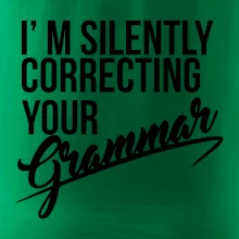 Correcting grammar