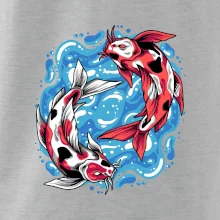 Yin & Yang Koi kapor - červený