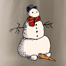 Snehuliak so spadnutým nosom