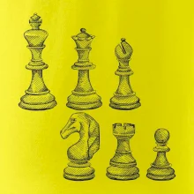 Šachové figúrky kreslené