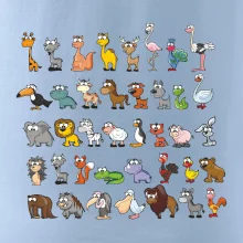 Tričko plné zvieratiek