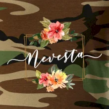 Nevesta štvorec oranžový