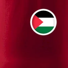 Palestína vlajka prsník Palestína vlajka prsník