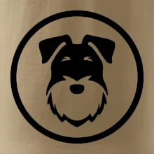 Bradáč v koliesku na prsníku