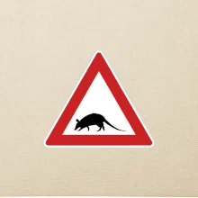 Dopravná značka - krysa