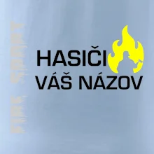 Hasiči - Váš názov - FLUO + Reflexná potlač