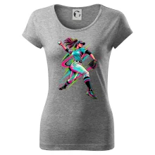 Baseballová nadhazovačka neonový pop art