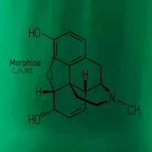 Molekulárna štruktúra Morfín