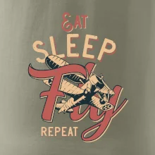 Eat Sleep Fly Repeat letadlo