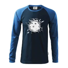 Florbal lopta v triku Florbal lopta v triku