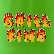 Grill King ohnivý nápis