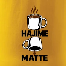 Hajime matte káva judo