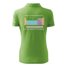 I wear this shirt periodically but only when I'm in my element I wear this shirt periodically but only when I'm in my element