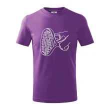 Tenisová raketa jedným ťahom