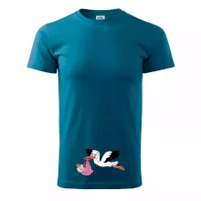 Bocian a bábätko - dievča (Hana-creative)