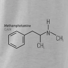 Molekulárna štruktúra Metamfetamín Molekulárna štruktúra Metamfetamín