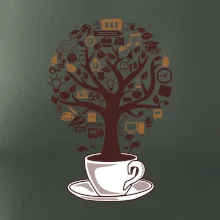 Coffee Tree parts from school icon