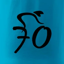 Cyklista oslavuje sedemdesiatku (70)