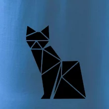 Origami mačka z boku