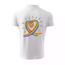 Srdce pride dúha kreslená Srdce pride dúha kreslená