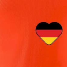 Germany love prso - Nemecká vlajka