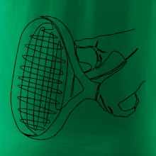 Tenisová raketa jedným ťahom