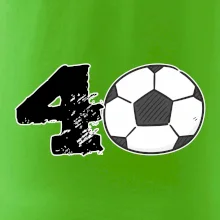 Futbal okrúhle narodeniny 40