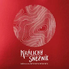 Králický Sněžník - vrstevnice v kruhu