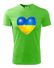 Ukrajina srdce vlajka