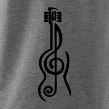 Husľový kľúč gitara