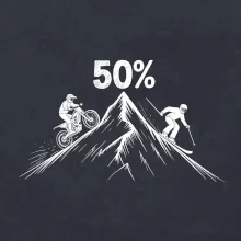 Narodeniny motorkár enduro a lyžiar 50