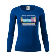 I wear this shirt periodically but only when I'm in my element I wear this shirt periodically but only when I'm in my element