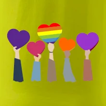 LGBT ruky srdce