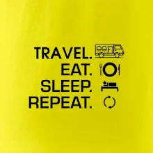 Eat sleep travel - Van