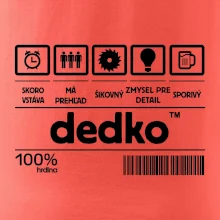 Čiarový kód - dedko