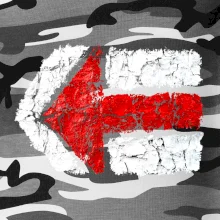 Párová turistická značka  červená