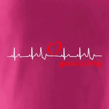 Moje srdce bije pre Geocaching -Text