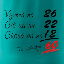 Vyzerá, cíti sa, chová sa - 60 rokov