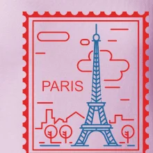 Paríž známka jednoduchá