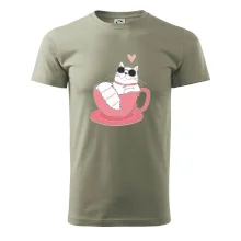 Hustá mačka v hrnčeku Hustá mačka v hrnčeku