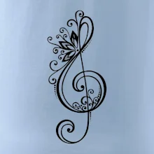 Husľový kľúč kvety