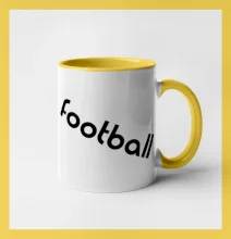 FOOTBALL nápis šikmo FOOTBALL nápis šikmo