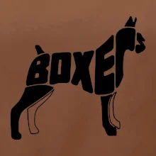 Boxer nápis v tele