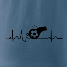 EKG futbal rozhodca a píšťalka EKG futbal rozhodca a píšťalka
