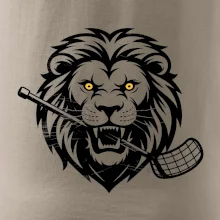 Floorball - Lev s hokejkou v tlamě