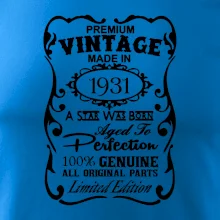 Vintage Etiketa - 1931