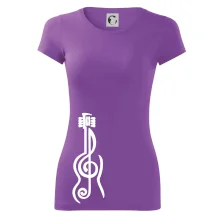 Husľový kľúč gitara