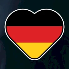 Germany love veľké - Nemecká vlajka