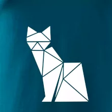 Origami mačka z boku